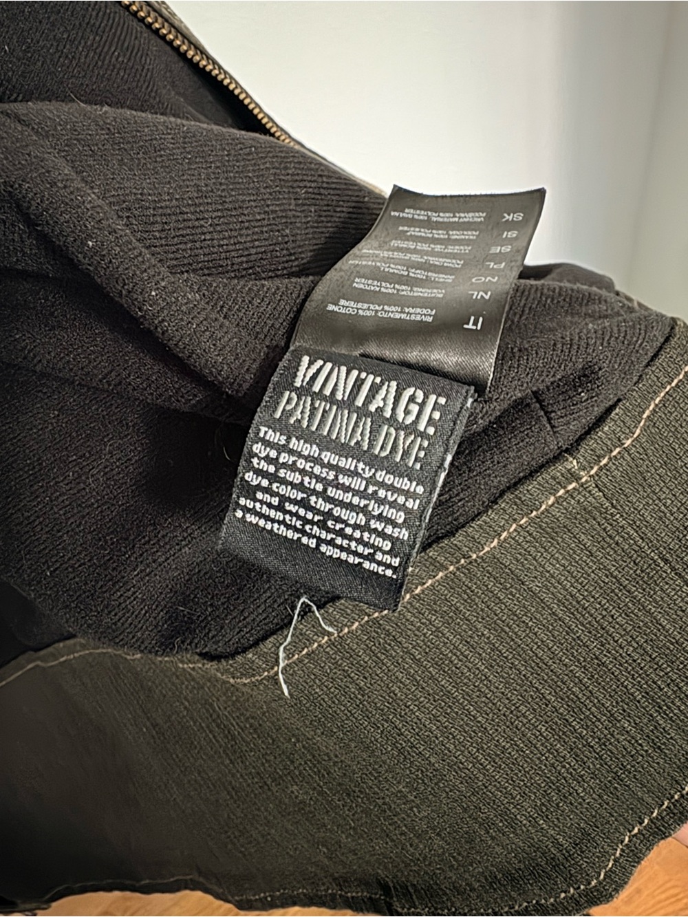 KÜHL Men's Dark Brown Military-Style Zip Jacket - Picture 6 of 7